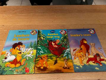 3 Disney boeken thema leeuwen beschikbaar voor biedingen