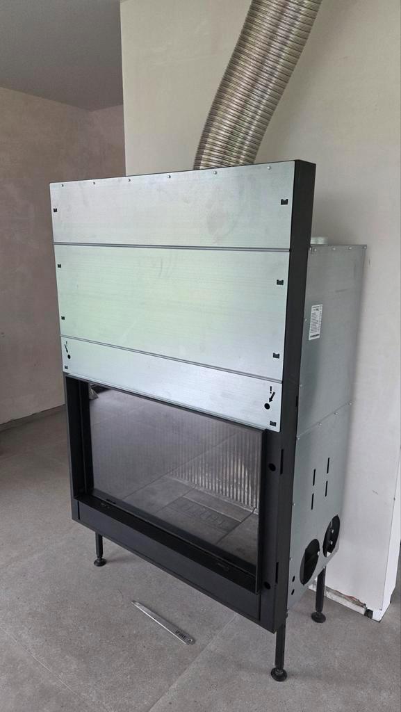 Liftdeur hout haard iFire iGreen L900/535, Huis en Inrichting, Haarden, Zo goed als nieuw, Houthaard, Ophalen