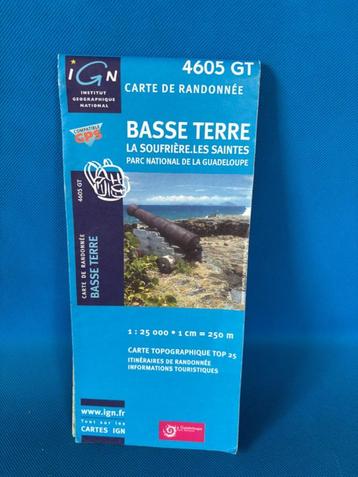 Carte IGN - Guadeloupe - Basse Terre - 1:25000 beschikbaar voor biedingen