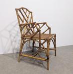 Vintage fauteuil van rotan en bamboe, Antiek en Kunst, Antiek | Meubels | Stoelen en Sofa's, Ophalen