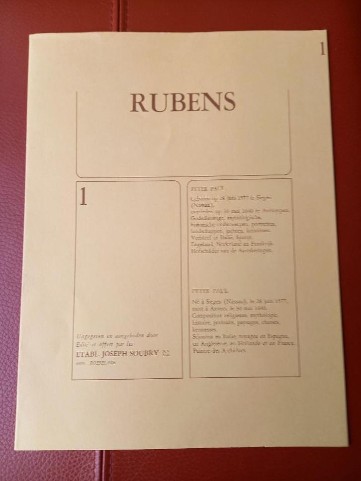afbeeldingencollecties soubry, Verzamelen, Complete verzamelingen en Collecties, Ophalen