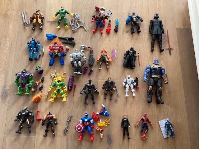 Hero Mashers+Hasbro Marvel Thanos+Kylo Ren+Luke Skywalker+, Kinderen en Baby's, Speelgoed | Actiefiguren, Ophalen of Verzenden