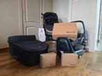 Maxi-Cosi Plaza+ zwart set met autostoel en isofix, Zo goed als nieuw, Verstelbare duwstang, Maxi-Cosi, Ophalen