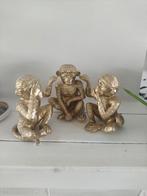 Gouden aapjes horen zien en zwijgen, Ophalen of Verzenden, Zo goed als nieuw
