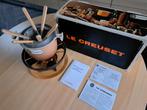 Fondueset Le Creuset, Elektronische apparatuur, Ophalen, Zo goed als nieuw, Brander, Fondueset