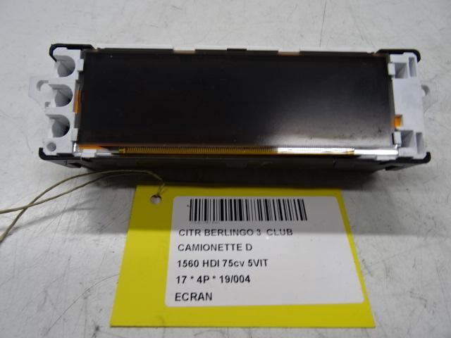 DISPLAY Citroën Berlingo (01-2008/04-2021) (9822637800), Auto-onderdelen, Overige Auto-onderdelen, Citroën, Gebruikt