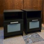 Ikea Brimen nachtkastje 2 stuks zwart, Ophalen