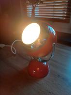 Lampe Vintage RARE "Eyeball - Space Age" rouge, Moins de 50 cm, Enlèvement ou Envoi, Vintage 60s - 70s, Comme neuf