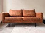 Zetel - Cognac, Huis en Inrichting, Ophalen, Lederlook, 150 tot 200 cm, Driepersoons