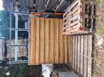 Houten tuin schutting, Tuin en Terras, Schuttingen, Ophalen, 1 tot 2 meter, Minder dan 3 meter, Zo goed als nieuw