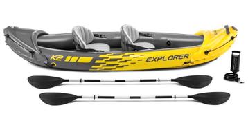 Intex Explorer K2 opblaasbare kajak (2 sets te koop), Enlèvement ou Envoi