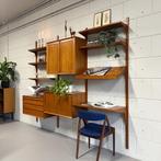 Vintage wandmeubel •Poul Cadovius•, Huis en Inrichting, Ophalen of Verzenden, Zo goed als nieuw, Teakhout