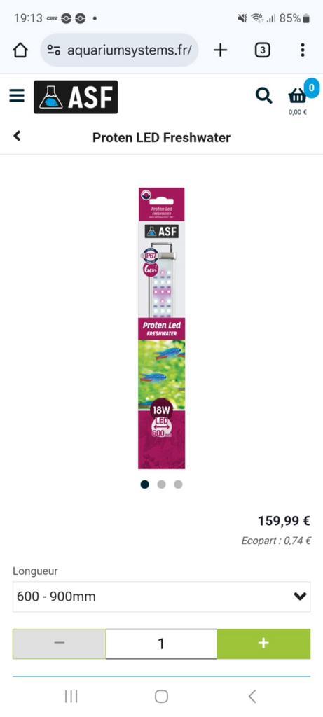 Rampe led aquarium, Dieren en Toebehoren, Vissen | Aquaria en Toebehoren, Zo goed als nieuw, Overige typen, Ophalen