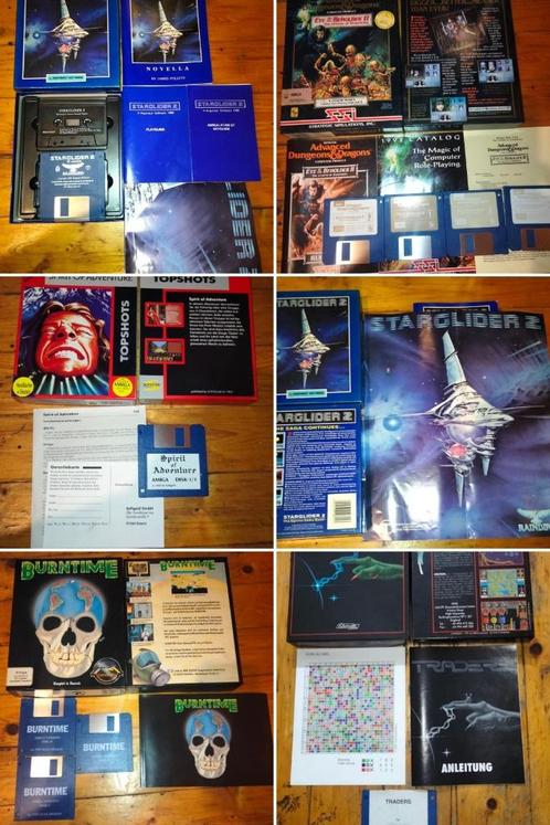 Commodore Amiga Games, Spellen Big Box, Games en Spelcomputers, Games | Overige, Verzenden