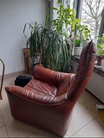 Fauteuil vintage, Ophalen of Verzenden, Zo goed als nieuw, Leer