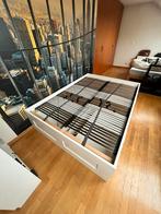 Sommier et cadre de lit avec tirroir ikea, Maison & Meubles, Enlèvement, Utilisé, Deux personnes