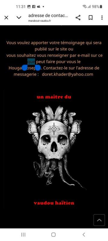 Voyances vouduo marabout niceParis Luxembourg nice toulouse  beschikbaar voor biedingen