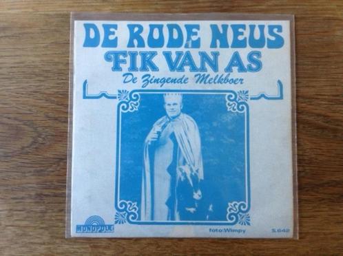 single fik van as (de zingende melkboer), Cd's en Dvd's, Vinyl Singles, Single, Nederlandstalig, 7 inch, Ophalen of Verzenden