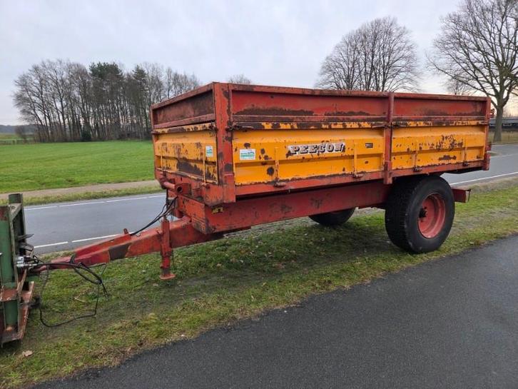 Peecon KW6000 6 tons kipper goede staat, geremde as, Zakelijke goederen, Landbouw | Onderdelen | Banden, Velgen en Assen, Ophalen