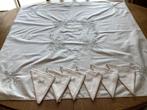 2 Nappes à thé avec serviettes, Ophalen, Nieuw, Vierkant, Binnen