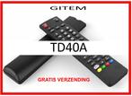 Vervangende afstandsbediening voor de TD40A van GITEM., Nieuw, Ophalen of Verzenden