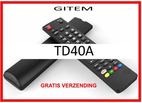 Vervangende afstandsbediening voor de TD40A van GITEM., TV, Hi-fi & Vidéo, Télécommandes, Neuf, Enlèvement ou Envoi