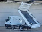 Iveco Daily 35C14 Open Laadbak met Kist Dubbellucht 3,5t Tre, Auto's, Bestelwagens en Lichte vracht, Stof, Gebruikt, Euro 6, Iveco
