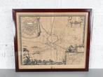 Antieke kaart van Veurne, 1646, Antiek en Kunst, Kunst | Etsen en Gravures, Ophalen of Verzenden