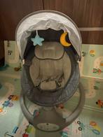 Elektrische schommelstoel Bebies first - Grijs, Kinderen en Baby's, Wipstoeltjes, Gebruikt, Schommelstoel, Met gordel(s) of riempje(s)