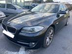 Bmw 525d 204pk f10 automaat 11/11/2010, Auto's, Automaat, Euro 5, Zwart, Leder