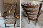 Oude stoel met zetelkussen, Huis en Inrichting, Fauteuils, Ophalen, Gebruikt, Antiek