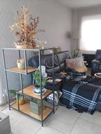 rek metaal en hout - industriele look, Ophalen, Zo goed als nieuw