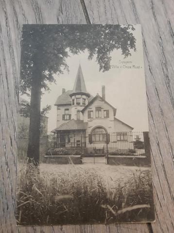 Décrite en 1924, Zingem « villa onze rust », Enlèvement ou Envoi