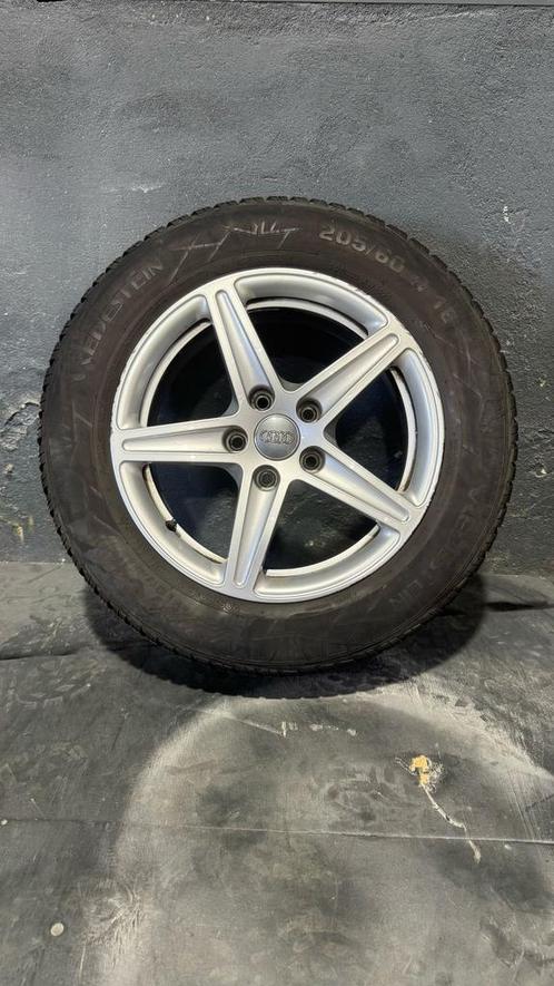 Audi A3 velgen met banden 16inch, Auto-onderdelen, Banden en Velgen, Banden en Velgen, Winterbanden, 16 inch, 205 mm, Personenwagen