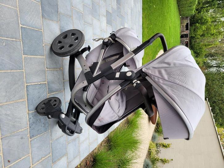 Joolz Geo Duo (grijs), Kinderen en Baby's, Kinderwagens en Combinaties, Gebruikt, Kinderwagen, Overige merken, Duowagen, Verstelbare duwstang