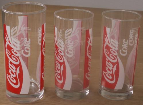 Set 3x Coca Cola glas uit Oostenrijk Coca-Cola Coke Mäser 0,, Verzamelen, Glas en Drinkglazen, Nieuw, Ophalen of Verzenden