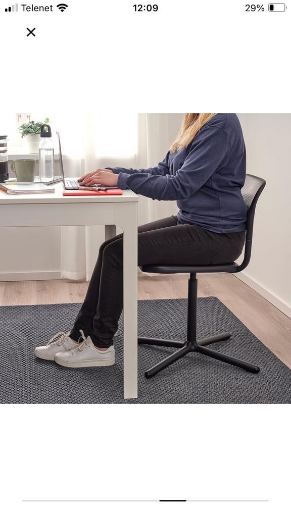 IKEA bureau + bureaustoel, Huis en Inrichting, Bureaus, Gebruikt, Bureau, Ophalen