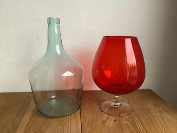 2 vazen - vintage beschikbaar voor biedingen