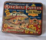 Zeldzaam oud blik Biscuits Parein Antwerpen, Verzamelen, Blikken, Ophalen of Verzenden, Zo goed als nieuw