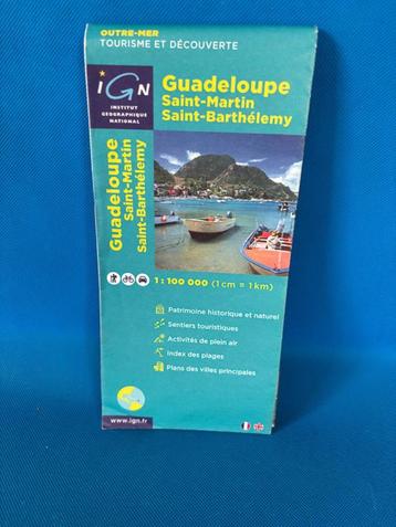 Carte IGN - Guadeloupe - St Martin - St Barthélemy - 1:10000 beschikbaar voor biedingen