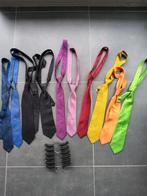 Lot van 11 dassen inclusief handige dassenhouder, Kleding | Heren, Ophalen of Verzenden, Gedragen, Zwart
