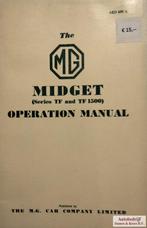 Handboek MG Midget TF & TF 1500 AKD658A (Engelstalig), Ophalen of Verzenden