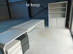 Stevig metalen bureau voor atelier/werkplaats, Ophalen, Gebruikt, Bureau