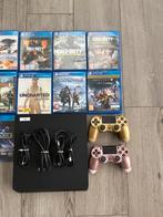 Ps4 slim 1tb met 12 games en 2 controllers, Games en Spelcomputers, Spelcomputers | Sony PlayStation 4, Ophalen, Zo goed als nieuw