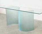 Design glazen bijzetmeubel, Ophalen, Gebruikt, Rechthoekig, Glas