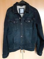 Zwarte jeans jas maat M, Kleding | Heren, Ophalen of Verzenden, Zo goed als nieuw, Maat 48/50 (M)