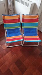 2 kinder tuinstoelen, Ophalen, Zo goed als nieuw, Overige materialen, Inklapbaar