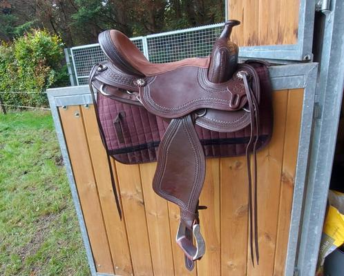 Edix django westernzadel, Animaux & Accessoires, Chevaux & Poneys | Selles, Comme neuf, Western, Enlèvement