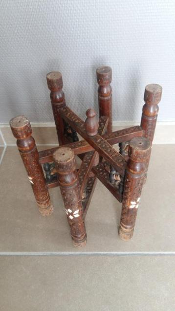 Marokkaanse opklapbare theetafel, Antiek en Kunst, Ophalen of Verzenden