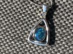 Collier avec pendentif. Triplet opale 9X7 1,3 ct Coober Pedy, Bijoux, Sacs & Beauté, Neuf, Enlèvement ou Envoi, Avec pendentif